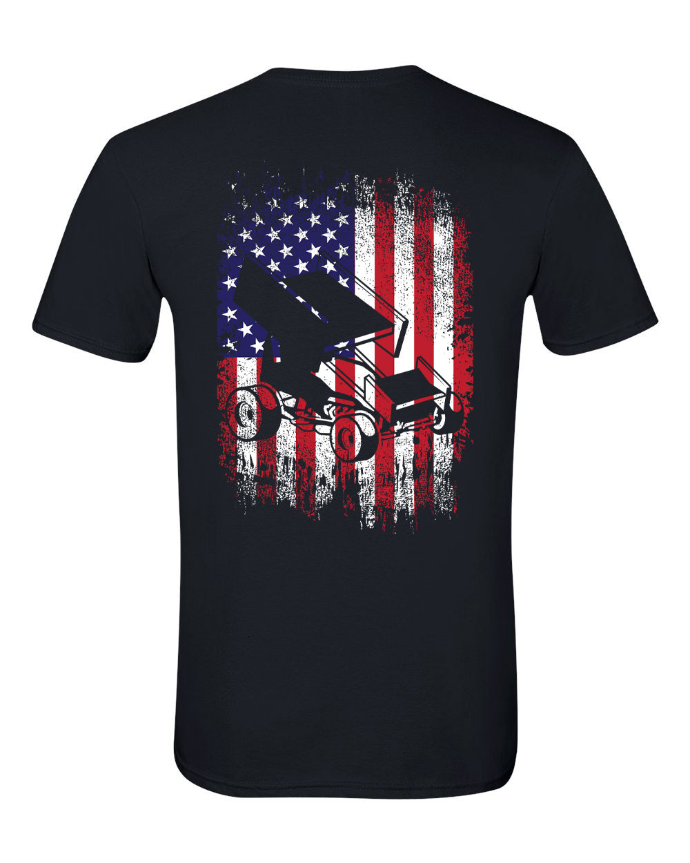 American Flag Sprint Car Tee