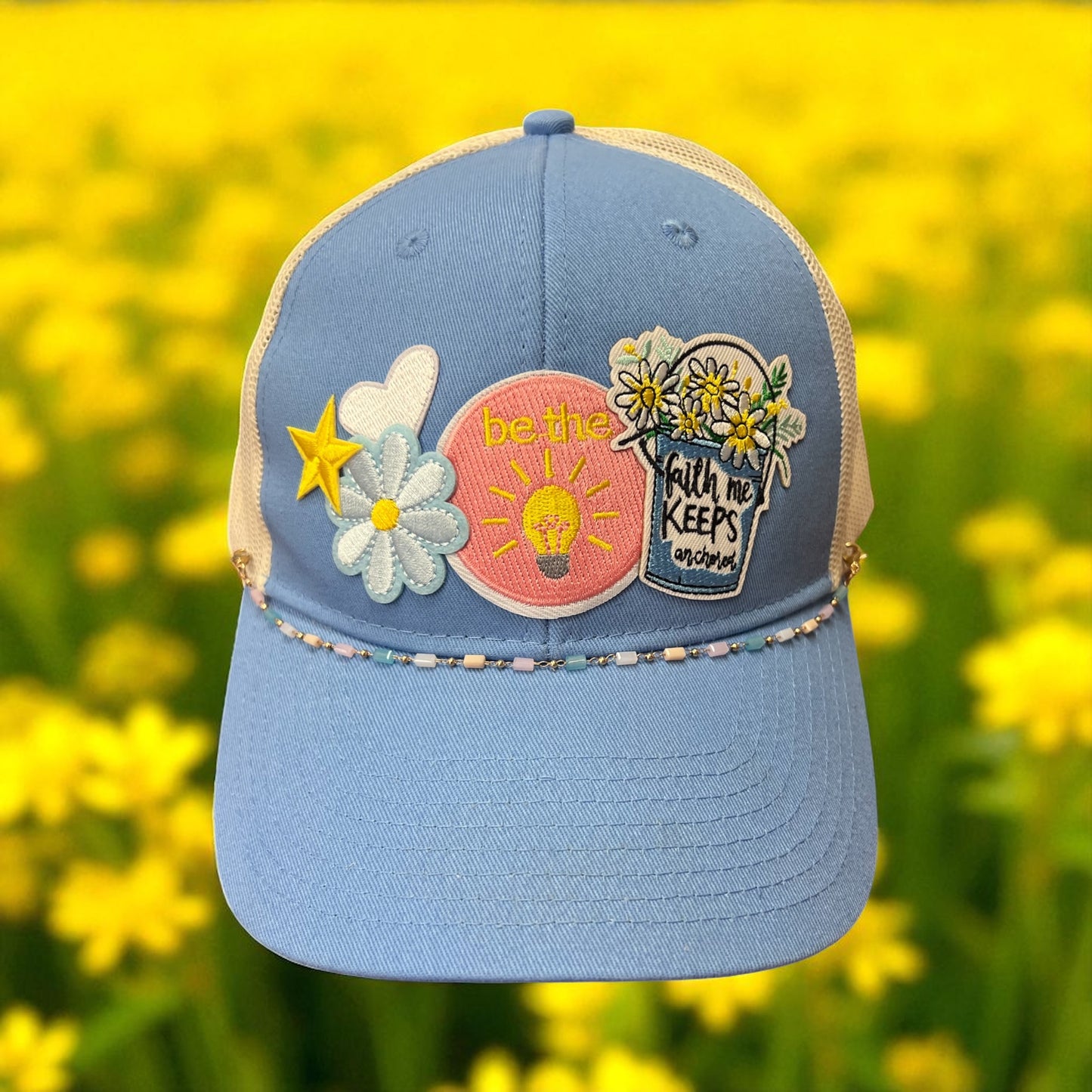 Premade Be the Light Trucker Hat