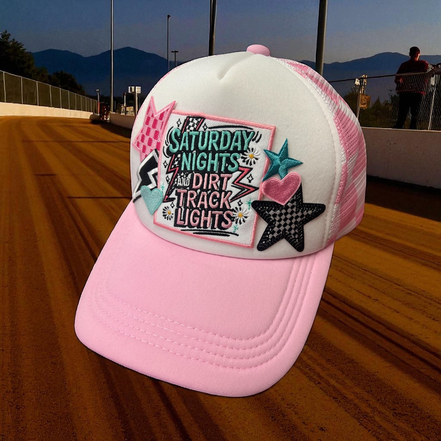 Premade Saturday Night Lights Trucker Hat