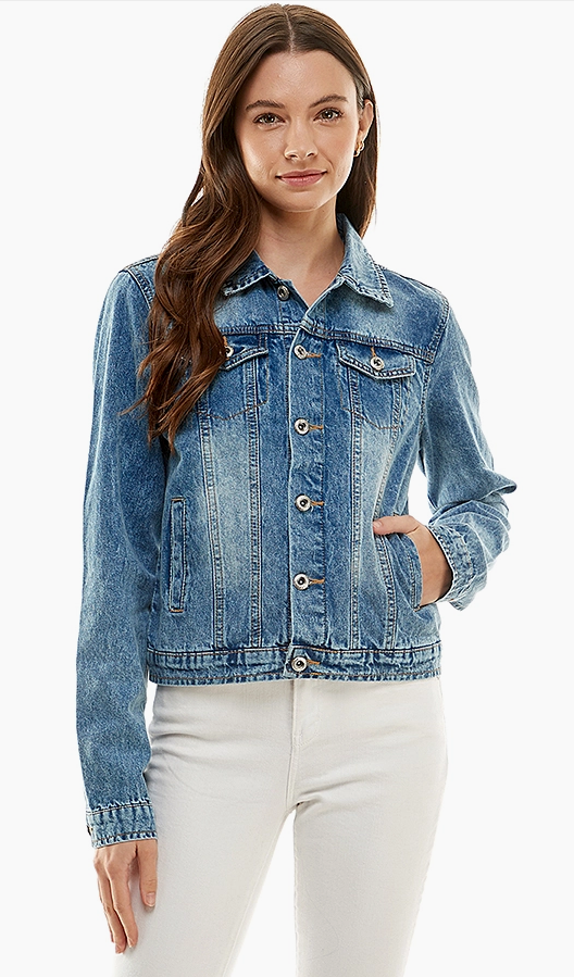 Ladies Casual Denim Jacket
