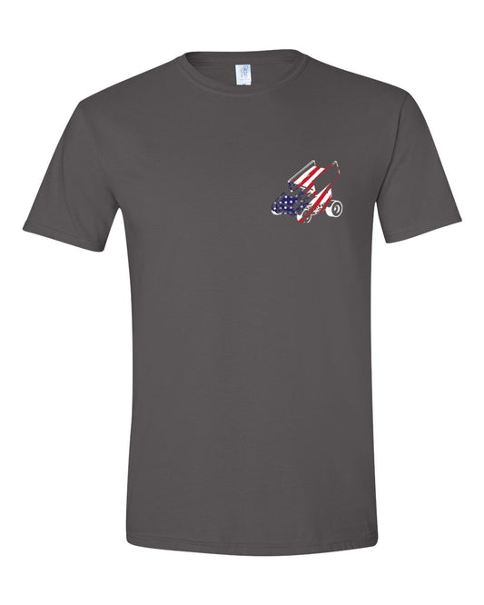 American Flag Sprint Car Tee
