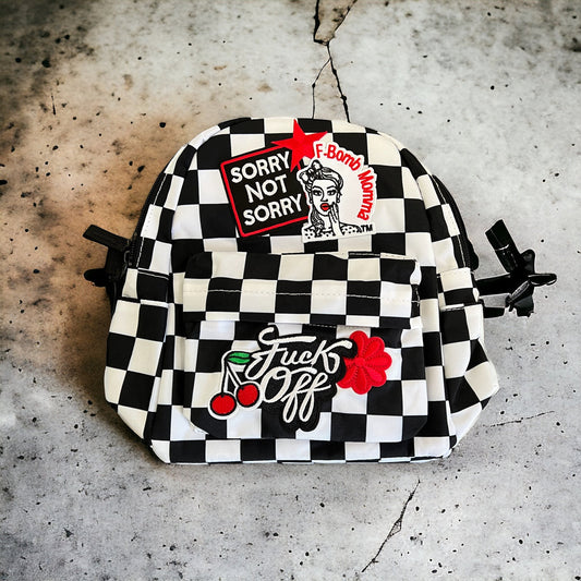 Premade Mini Check Backpack