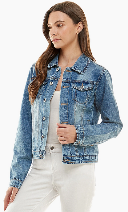Ladies Casual Denim Jacket